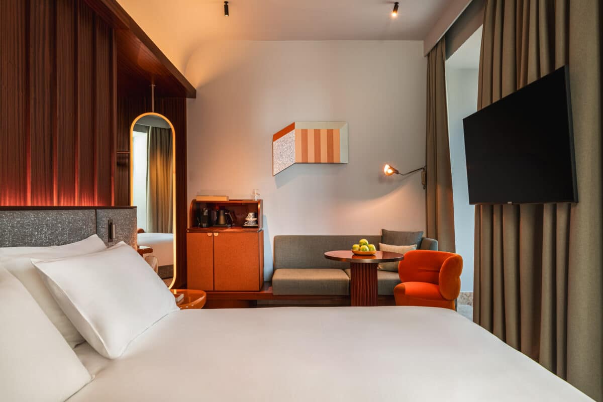 Bedroom at Andaz Lisbon