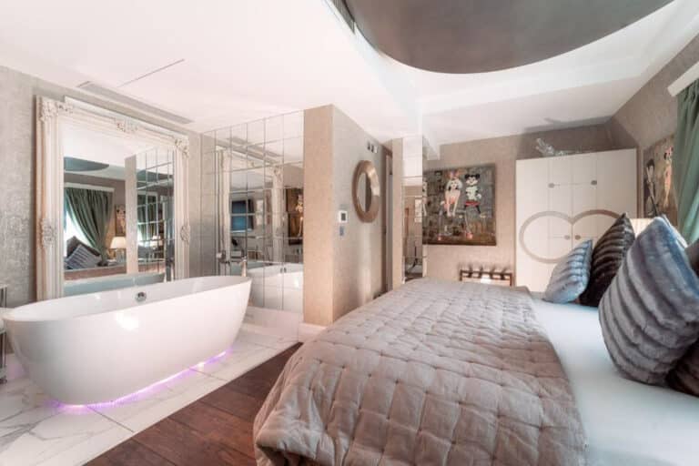 Bedroom and bath