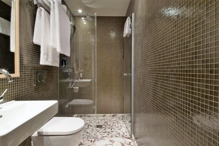 Tiled bathroom