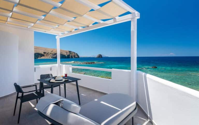 Terrace and sea