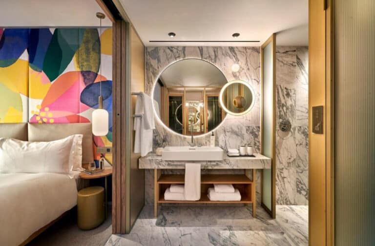Bathroom area
