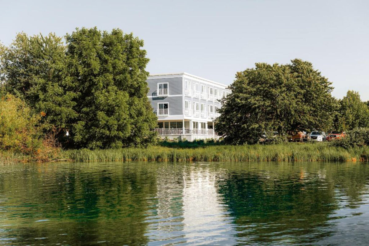 Exterior of the hotel
