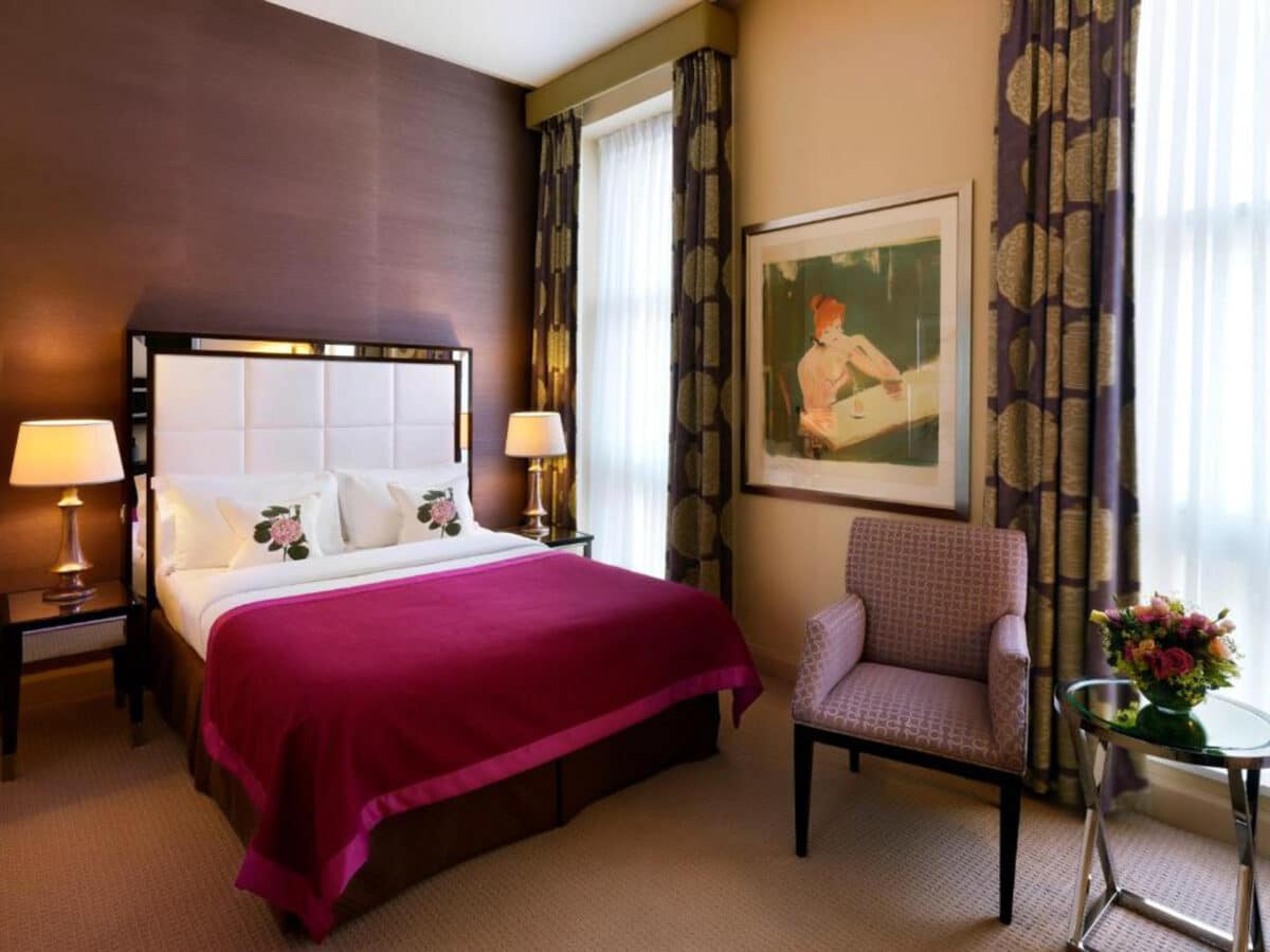 Bedroom at the hotel