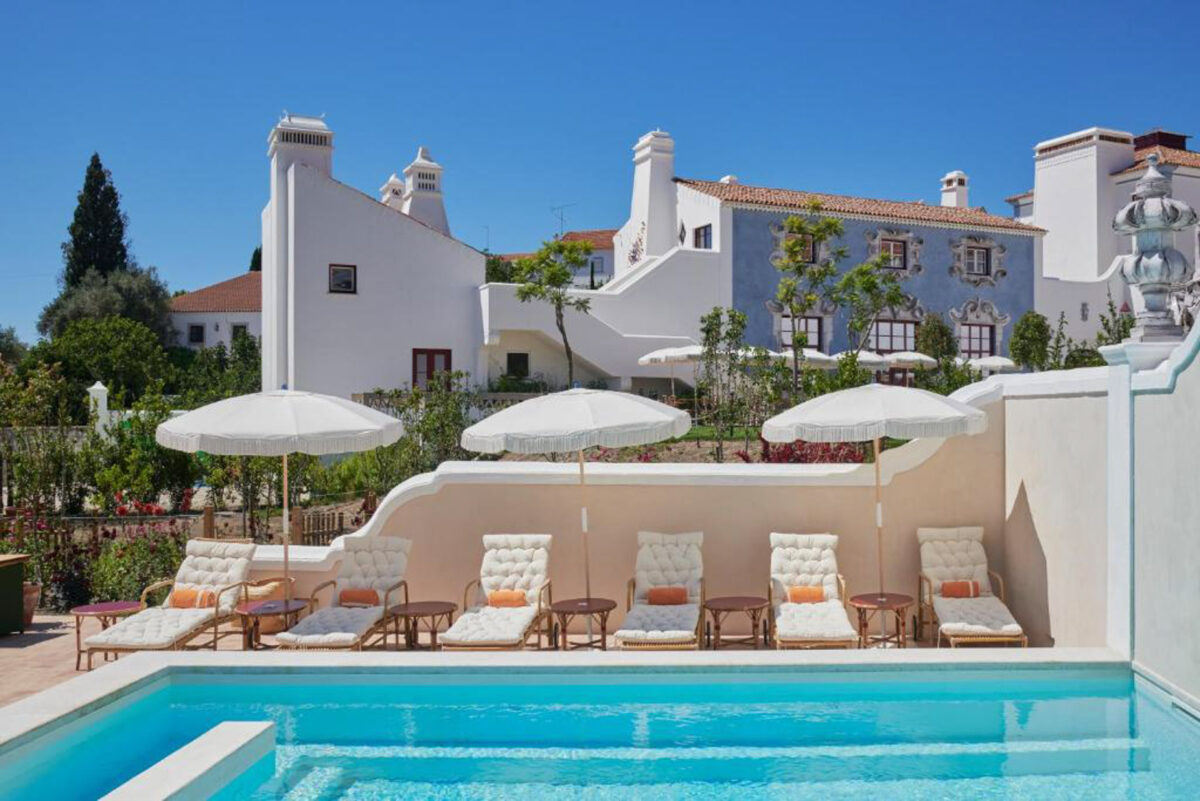 Pool and loungers